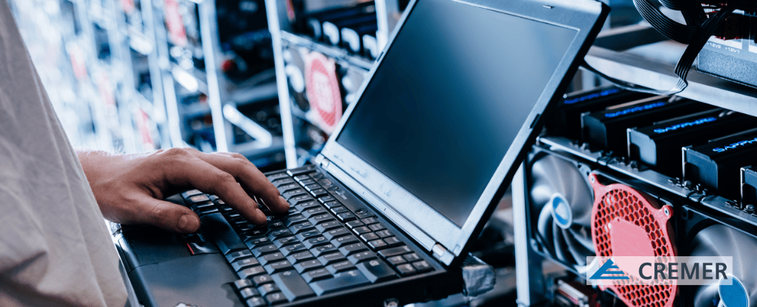 Blick in einen Serverraum